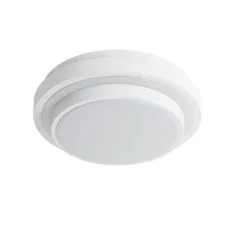Moderne plafondlamp wit 25 cm IP44 - Walden