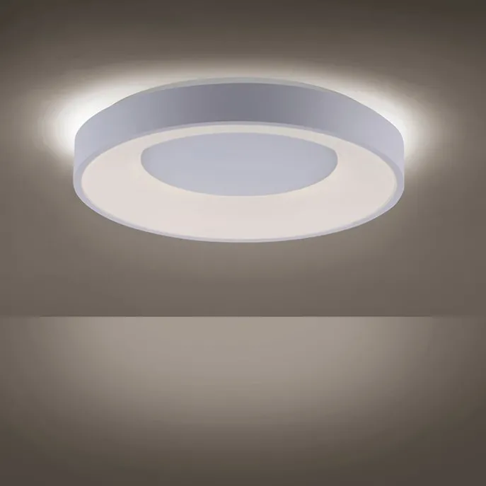 Moderne plafondlamp wit incl. LED 3-staps dimbaar - Steffie