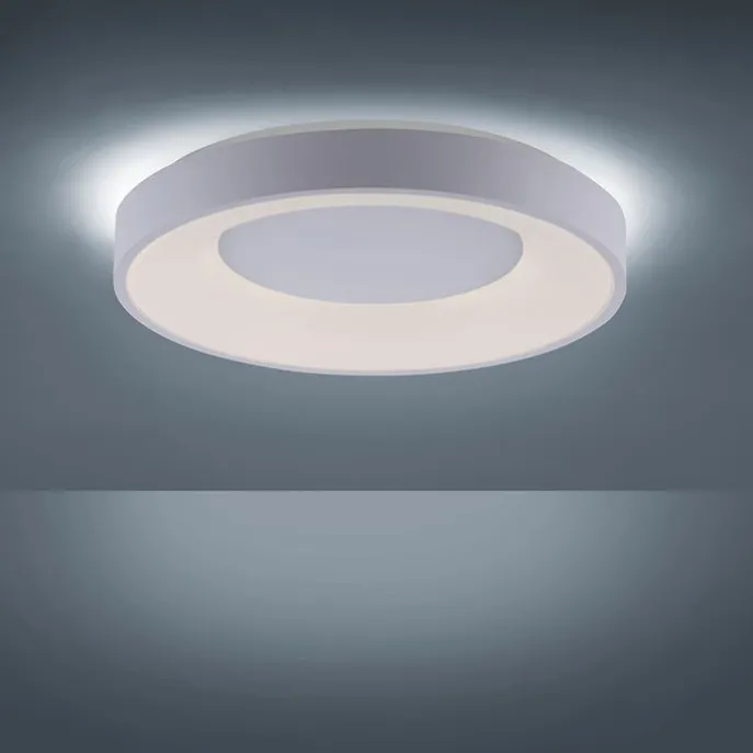 Moderne plafondlamp wit incl. LED 3-staps dimbaar - Steffie