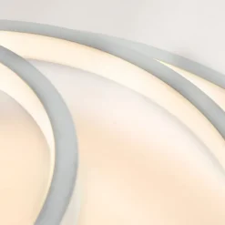 Moderne plafondlamp wit incl. LED en dimmer- Rondas