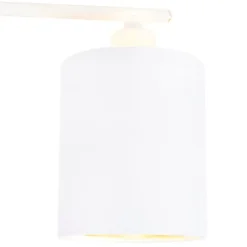 Moderne plafondlamp wit 6-lichts - Lofty