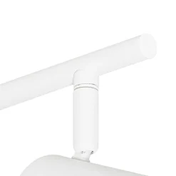 Moderne plafondlamp wit 5-lichts verstelbaar vierkant - Jeana