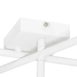 Moderne plafondlamp wit 5-lichts verstelbaar vierkant - Jeana