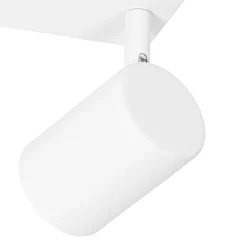 Moderne plafondlamp wit 2-lichts verstelbaar rechthoekig - Jeana