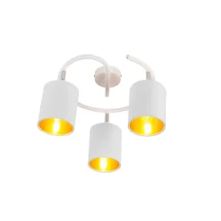 Moderne plafondlamp wit 3-lichts - Lofty