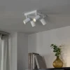 Moderne plafondlamp wit 4-lichts verstelbaar vierkant - Jeana