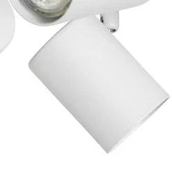 Moderne plafondlamp wit 4-lichts verstelbaar vierkant - Jeana