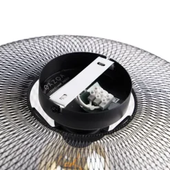 Moderne plafondlamp zwart 45 cm - Mesh Ball