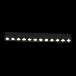 Moderne plafondlamp zwart voor railsysteem 1-fase 12W 3000K - Magnetic Puntua