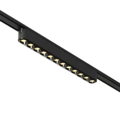 Moderne plafondlamp zwart voor railsysteem 1-fase 12W 3000K - Magnetic Puntua