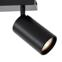 Moderne plafondlamp zwart 2-lichts kantelbaar - Lesly