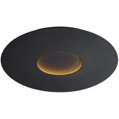 Moderne plafondlamp zwart 60cm incl. LED 3-staps dimbaar - Morning