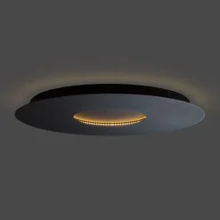 Moderne plafondlamp zwart 60cm incl. LED 3-staps dimbaar - Morning