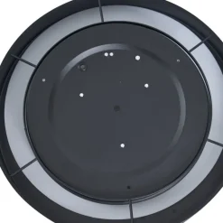 Moderne plafondlamp zwart transparant 40cm incl. LED 3-staps dimbaar - Sue