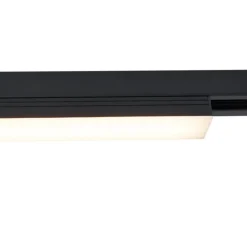 Moderne plafondlamp zwart voor railsysteem 1-fase 5W 400 lm 2700-4000K - Iconic Tsiri