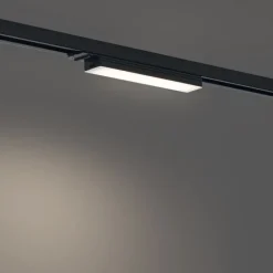 Moderne plafondlamp zwart voor railsysteem 1-fase 5W 400 lm 2700-4000K - Iconic Tsiri