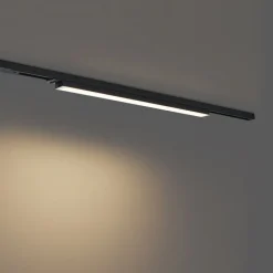 Moderne plafondlamp zwart voor railsysteem 1-fase 15W 1180 lm 2700-3800K - Iconic Tsiri