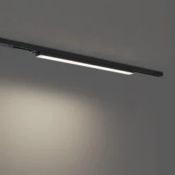 Moderne plafondlamp zwart voor railsysteem 1-fase 15W 1180 lm 2700-3800K - Iconic Tsiri