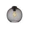 Moderne plafondlamp zwart 30 cm - Mesh Ball