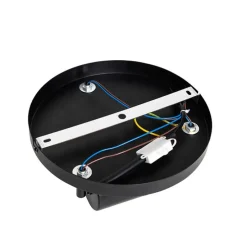 Moderne plafondlamp zwart verstelbaar rond 3-lichts - Java