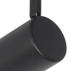 Moderne plafondlamp zwart 5-lichts verstelbaar vierkant - Jeana