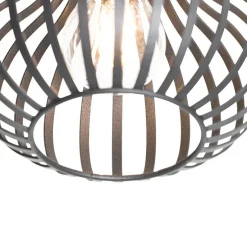 Moderne plafondlamp zwart 18 cm - Saffira