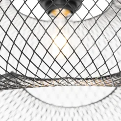 Moderne plafondlamp zwart - Zora