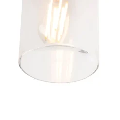 Moderne plafondlamp zwart 22,6 cm IP44 - Jarra