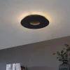 Moderne plafondlamp zwart 40cm incl. LED 3-staps dimbaar - Morning