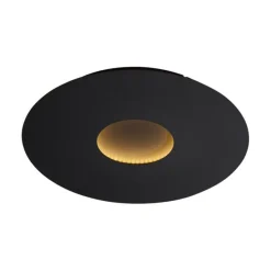 Moderne plafondlamp zwart 40cm incl. LED 3-staps dimbaar - Morning