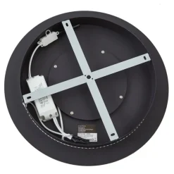 Moderne plafondlamp zwart 40cm incl. LED 3-staps dimbaar - Morning