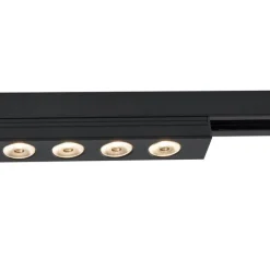 Moderne plafondlamp zwart voor railsysteem 1-fase 15W 1170 lm 3000K - Iconic Tsiri