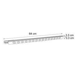 Moderne plafondlamp zwart voor railsysteem 1-fase 15W 1170 lm 3000K - Iconic Tsiri