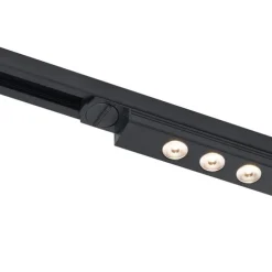 Moderne plafondlamp zwart voor railsysteem 1-fase 15W 1170 lm 3000K - Iconic Tsiri