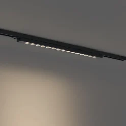 Moderne plafondlamp zwart voor railsysteem 1-fase 15W 1170 lm 3000K - Iconic Tsiri