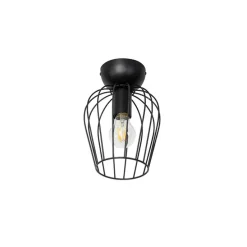 Moderne plafondlamp zwart draad - Palica