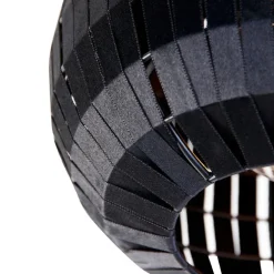 Moderne plafondlamp zwart 26 cm - Zoë