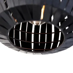 Moderne plafondlamp zwart 26 cm - Zoë