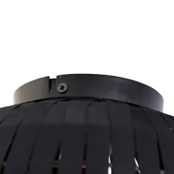 Moderne plafondlamp zwart 26 cm - Zoë