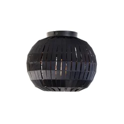 Moderne plafondlamp zwart 26 cm - Zoë