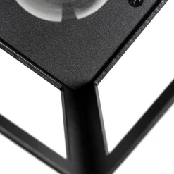 Moderne plafondlamp zwart kubus - Cela