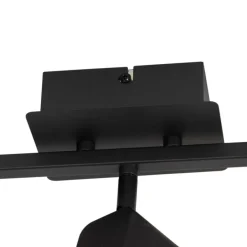 Moderne plafondlamp zwart incl. LED 3-lichts - Nola