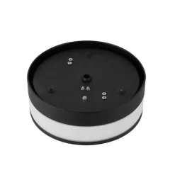 Moderne plafondlamp zwart 23 cm IP44- Flavi