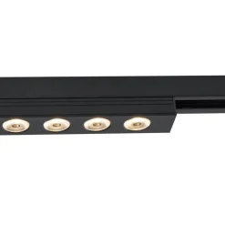 Moderne plafondlamp zwart voor railsysteem 1-fase 5W 370 lm 3000K - Iconic Tsiri