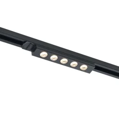 Moderne plafondlamp zwart voor railsysteem 1-fase 5W 370 lm 3000K - Iconic Tsiri