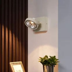 Moderne plafondspot beige G9 rond draai- en kantelbaar - Go