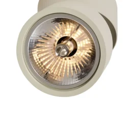 Moderne plafondspot beige G9 rond draai- en kantelbaar - Go Nine