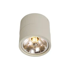 Moderne plafondspot beige G9 rond draai- en kantelbaar - Go Nine