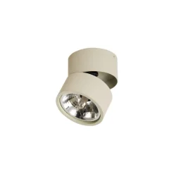 Moderne plafondspot beige G9 rond draai- en kantelbaar - Go Nine