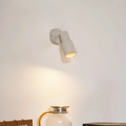 Moderne plafondspot beige GU10 50mm rond - Stanley